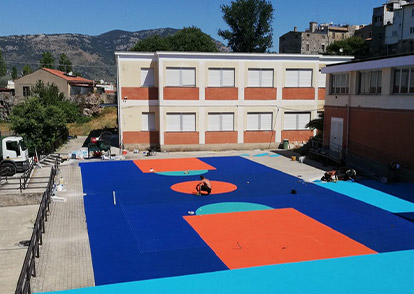 I materiali delle nostre aree multisport